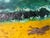 Abstract 1966 Vintage Goldberg Mixed Media Impressionist Oil on Canvas Painting, Framed For Sale - Image 3 of 12