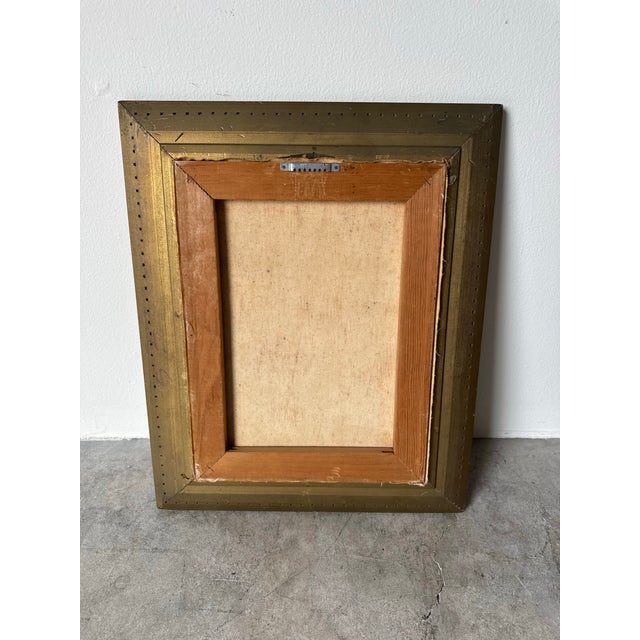 1970s Vintage Jeannette Floral Still Life Oil on Canvas Painting, Gilt Framed For Sale - Image 12 of 12