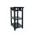 Oriental Black Lacquer Rectangular Wood Plant Stand Pedestal Table For Sale - Image 9 of 10