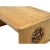 Oriental Light Brown Wood Rectangular Table Stand For Sale - Image 4 of 7