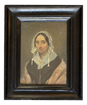 Woman in Pose, 19th Century, Oil Painting, Framed