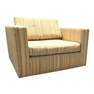 Jack Cartwright Club Chair on Walnut Plinth Abase For Sale