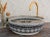 Ceramic Sink for Bathroom Brass Rim Vanity Sink Moroccan Handmade For Sale - Image 4 of 5