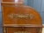Large Antique French Empire Flame Mahogany Cylinder Desk, 1850 For Sale - Image 14 of 18