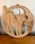 Orange Vintage German Die Cut Pressed Cardboard Halloween Decorations, Set of 4 For Sale - Image 8 of 12