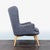 West Elm West Elm Lounge Chair With High Back and Wooden Legs For Sale - Image 4 of 8