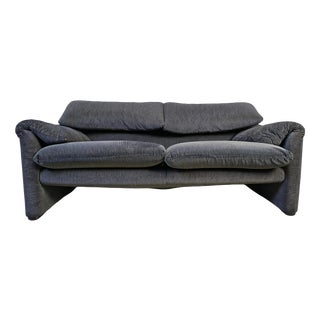 Maralunga Sofa by Vico Magistretti for Cassina, 1970 For Sale