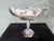 1970s 1970s Westmoreland Gray & White Slag Glass Pedestal Compote With Handles For Sale - Image 5 of 10