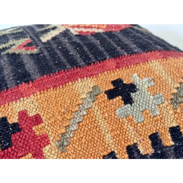 Textile Early 20th Century Turkish Kilim Pillow For Sale - Image 7 of 13