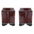 Early 20th Century Pair of Art Deco Side Cabinets or Nightstands with Ebonized Base For Sale - Image 9 of 18