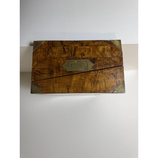 Walnut Burl Travel Desk, 19th Century For Sale - Image 11 of 18