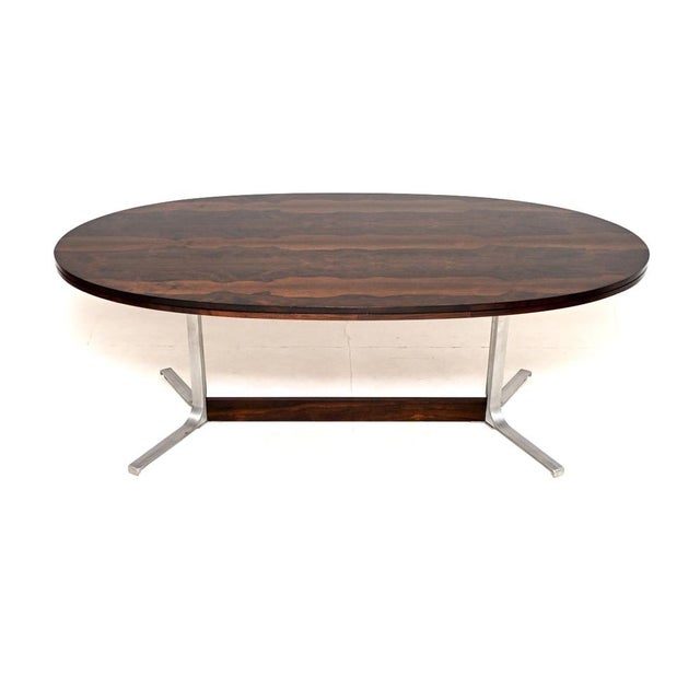 Mid-Century Modern Vintage Dining Table and Chairs attributed to Robert Heritage for Archie Shine, 1960, Set of 7 For Sale - Image 3 of 16