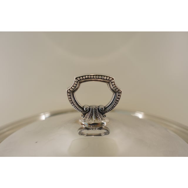 1980s Vintage Towle Silverplate Serving Dish For Sale - Image 5 of 18