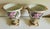 Neoclassical Vintage Chelsea House Neoclassical Urn Style Hand Painted & Gold Planters ~ a Pair For Sale - Image 3 of 12