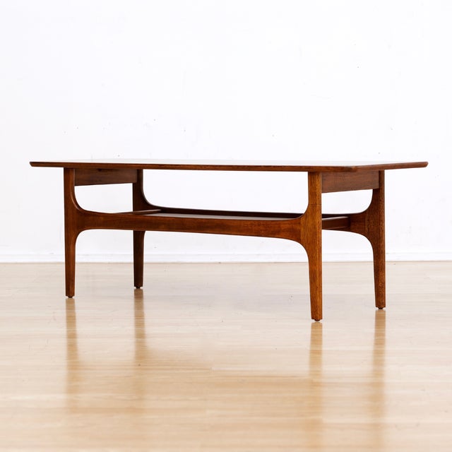 Brown 1960s Mid Century Teak Stingray Coffee Table Attributed to Jentique For Sale - Image 8 of 10