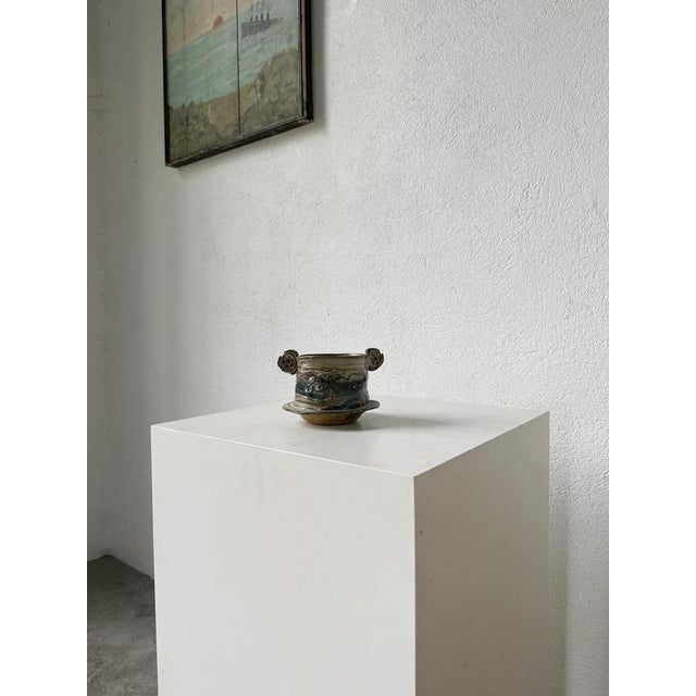 Ceramic Bowl with Handles Yvon Gauchot, 1960s For Sale - Image 18 of 18