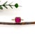 Art Deco 5ct Madagascar Ruby Ring W Natural Diamond Accents in Solid 14k Gold | Em 9mm, Size 6.75 For Sale - Image 3 of 6