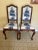 Early 20th Century English Mahogany Chairs in Raoul Textile Print - a Pair For Sale - Image 9 of 9