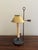 Mid 20th Century Mid 20th Centur French Provincial Louis XVI Brass Bouillotte Lamp With Yellow Tole Shade For Sale - Image 5 of 11