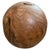 Natural teak wood root sphere. The outer section is polished and the inner root left smooth in contrast. We have a...