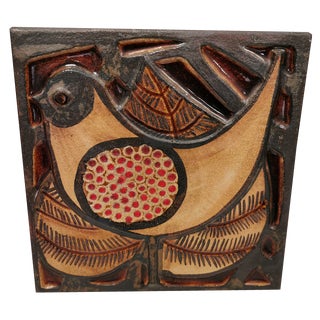 Large Relief in Stoneware by Noomi Backhausen for by Søholm Ceramic, 1979 For Sale