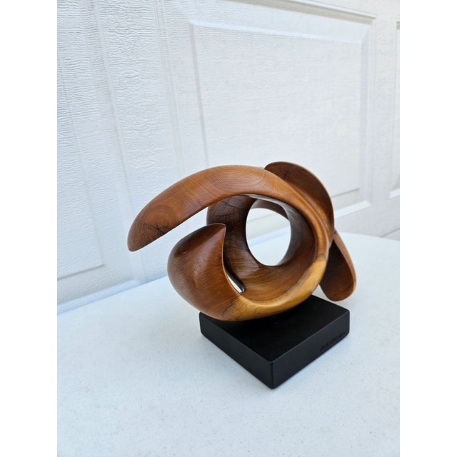 Wood John Spielman Contemporary Wooden Sculpture For Sale - Image 7 of 16