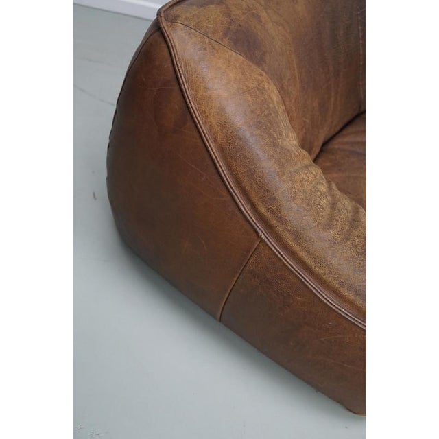 Vintage Dutch Leather Ringo Sofa from Gerard van den Berg, 1970s For Sale - Image 14 of 18