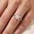Aquamarine Flower Engagement Ring | Wedding Promise Ring | March Birthstone Ring Us 7 (All Sizes Available) For Sale - Image 4 of 4