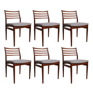 Danish Dining Chairs by Erling Torvits for Sorø Stolefabrik, 1950s, Set of 6 For Sale