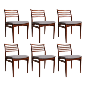 Danish Dining Chairs by Erling Torvits for Sorø Stolefabrik, 1950s, Set of 6