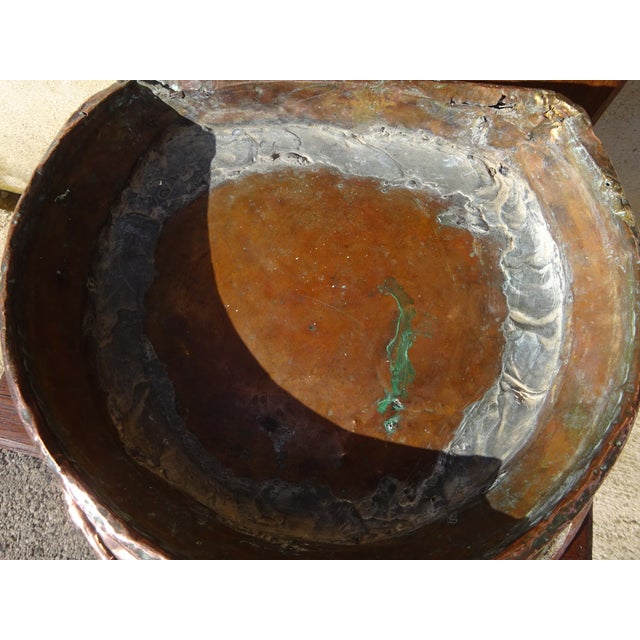 Antique Copper Fountain on Oak Base For Sale - Image 18 of 18