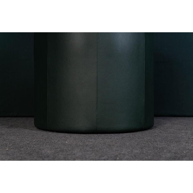 Vintage Black Leather Armchair For Sale - Image 16 of 18