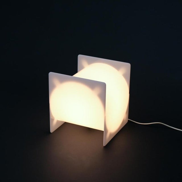 Acrylic Glass Lamp, 1970s For Sale - Image 3 of 18