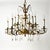 Antique Brass and Crystal Chandelier 12 Light For Sale - Image 13 of 14