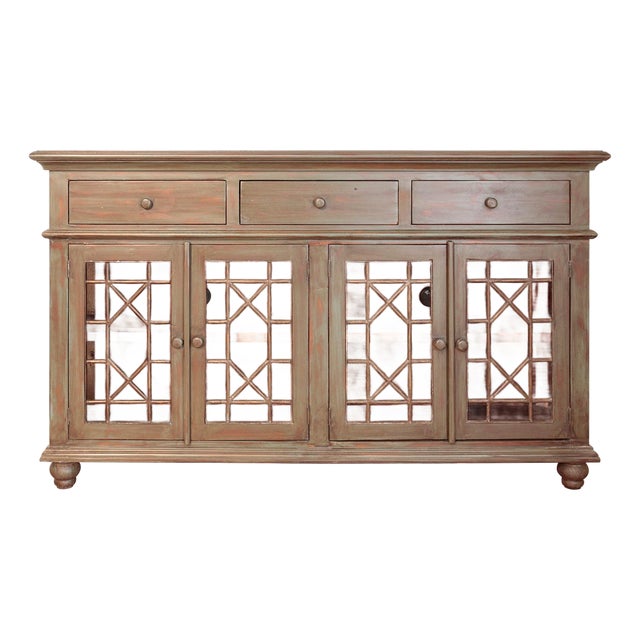 Vineyard Geo Door Sideboard For Sale