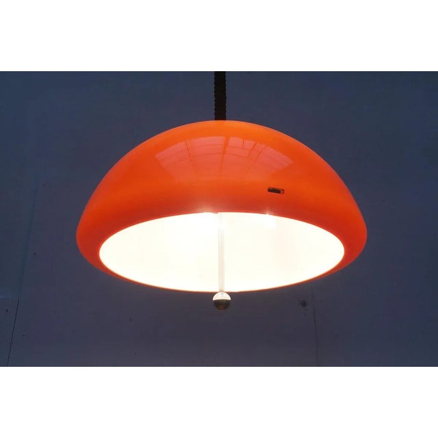 Space Age Cabras Pendant Lamp by Luigi Massoni for Guzzini For Sale - Image 6 of 18