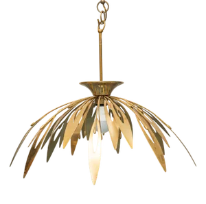 Vintage Brass Pendant, 1970s