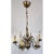 Six-Light Metal Chandelier, 1950s For Sale - Image 3 of 7
