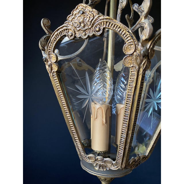 1930s Vintage Italian Hanging Light, 1930s For Sale - Image 5 of 6