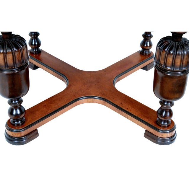 1930s Art Deco Birch and Elm Circular Coffee Table, 1930s For Sale - Image 5 of 7