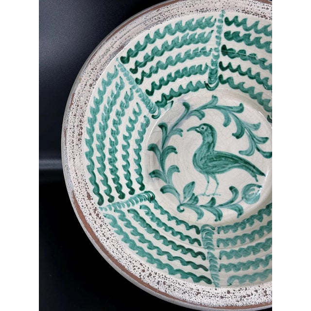 Spanish Large Fajalauza Ceramic Lebrillo Bowl For Sale - Image 6 of 9