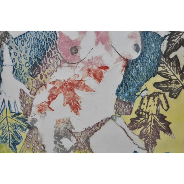 Circa 1986 Sasha Wasko "Life Cycle - Fall" Aquatint Etching For Sale - Image 9 of 10