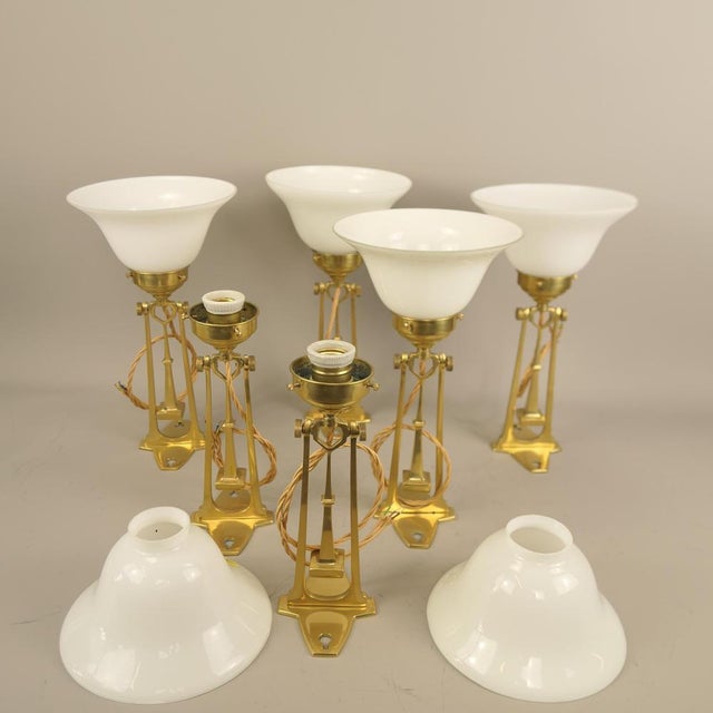 Semi-Cardanic Wall Lamp from Wiener Werkstätte, Vienna, 1920s For Sale - Image 9 of 18