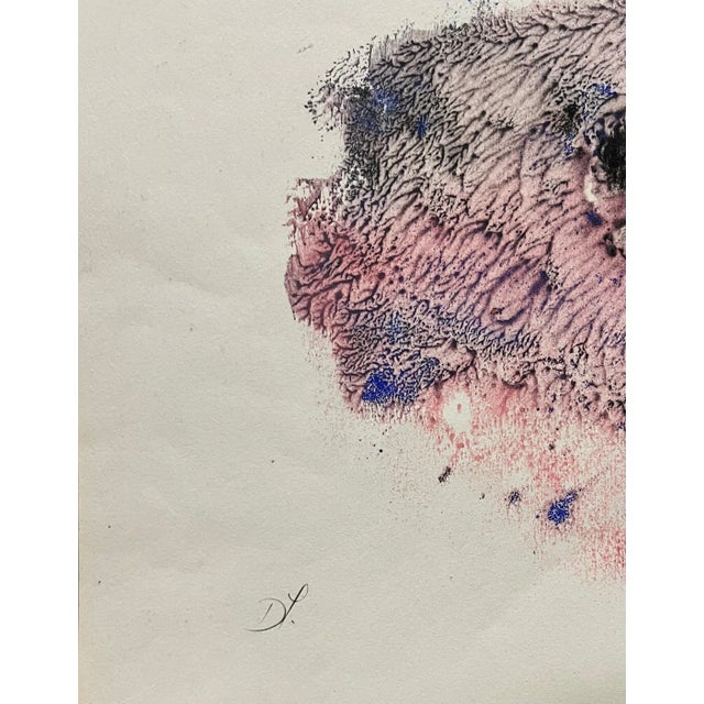 1950s Dora Maar, Pink Thought, Mixed Media on Paper, 1950s For Sale - Image 5 of 7