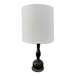 1920's Danish Art Deco Table Lamp by Just Andersen in Diskometal