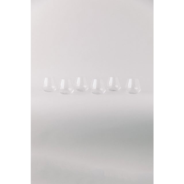Siren Beverageware Clear Short Stemless - Set of 4 For Sale - Image 4 of 5