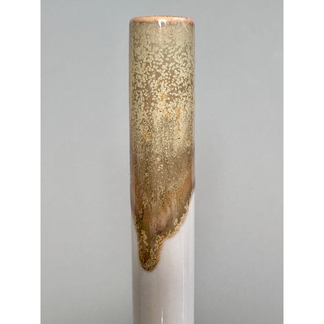 Modern Long-Necked Ceramic Vase by Peter Müller for Sgrafo Modern, Germany, 1970s For Sale - Image 3 of 8