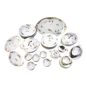 Charles Fields Haviland Limoges China Schleiger377 Pattern - Huge Set
