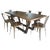 21st Century Wrought Iron Set of Patio Dining Set For Sale