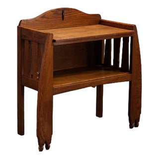Vintage Amsterdam School Side Table, 1920s For Sale
